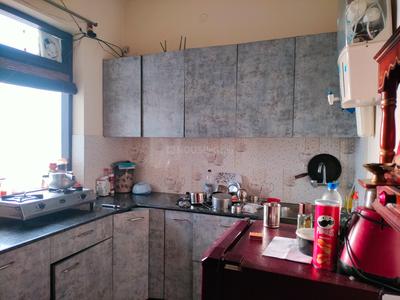 Kitchen Image of 1050 Sq.ft 2 BHK Builder Floor for rent in Sector 15 Gurgaon for Rs. 35000