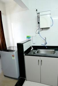 Kitchen Image of 1000 Sq.ft 2 BHK Apartment / Flat for rent in Khutwad Nagar Nashik for Rs. 25000