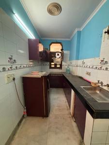 Kitchen Image of 450 Sq.ft 1 BHK Builder Floor for rent in Patel Nagar New Delhi for Rs. 18500