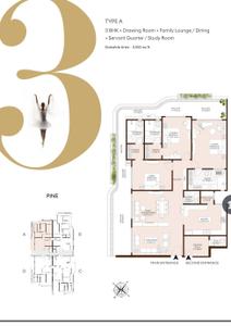 Image of 3560 Sq.ft 3 BHK Apartment / Flat for sale in Race Course, Dehradun for Rs. 46200000