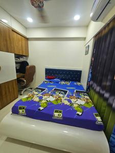 Bedroom Image of 1500 Sq.ft 2 BHK Apartment / Flat for sale in Sarjan Setu Altezza, Tragad Ahmedabad for Rs. 7000000
