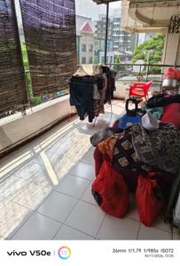 Balcony Image of 800 Sq.ft 2 BHK Apartment / Flat for sale in Kumar Picasso, Hadapsar Pune for Rs. 7000000
