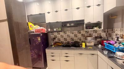 Kitchen Image of 850 Sq.ft 2 BHK Apartment / Flat for rent in Alcove New Kolkata Sangam, Serampore Hooghly for Rs. 25000