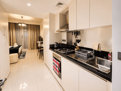 Kitchen Image of 377 Sq.ft 1 RK Apartment / Flat for sale in Damac Avanti Tower, Business Bay Dubai for Rs. 20017885