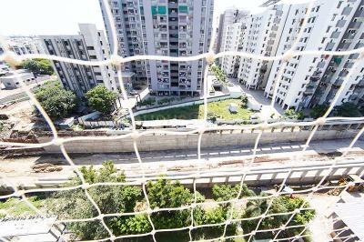 Balcony Image of 1890 Sq.ft 3 BHK Apartment / Flat for sale in Popular Paradise, Gota Ahmedabad for Rs. 11600000