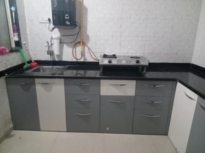 Kitchen Image of 1550 Sq.ft 3 BHK Apartment / Flat for sale in Sun Atmosphere, Shela Ahmedabad for Rs. 7000000