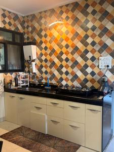 Kitchen Image of 950 Sq.ft 2 BHK Apartment / Flat for rent in Nanded Sargam, Nanded Pune for Rs. 36000