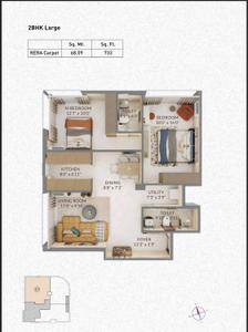 Image of 952 Sq.ft 2 BHK Apartment / Flat for sale in A N J Ananda, Mahim, Mumbai for Rs. 34800000