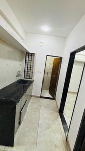 Kitchen Image of 550 Sq.ft 1 BHK Builder Floor for rent in Vijay Nagar Indore for Rs. 17000