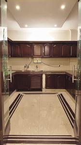 Kitchen Image of 2000 Sq.ft 3 BHK Builder Floor for rent in Soami Nagar New Delhi for Rs. 125000