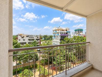 Balcony Image of 1800 Sq.ft 3 BHK Apartment / Flat for rent in Whitefield Bengaluru for Rs. 64500