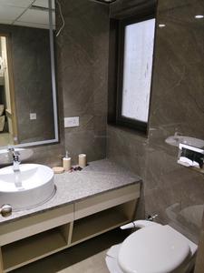 Common Bathroom Image of 1200 Sq.ft 2 BHK Apartment / Flat for sale in Chandkheda Ahmedabad for Rs. 6300000