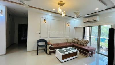 Hall Image of 1100 Sq.ft 2 BHK Apartment / Flat for rent in Adani Aster Phase 1, Vaishno Devi Circle Ahmedabad for Rs. 24000