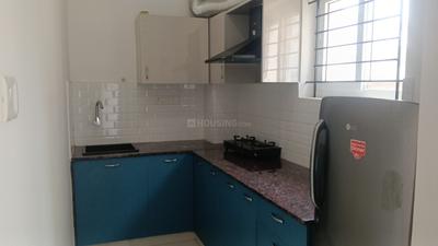 Kitchen Image of 750 Sq.ft 1 BHK Apartment / Flat for rent in Thanisandra Bengaluru for Rs. 27000