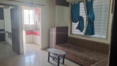 Living Room Image of 550 Sq.ft 1 BHK Apartment / Flat for rent in Earthshastra Nariman Point, Mahalakshmi Nagar Indore for Rs. 14000