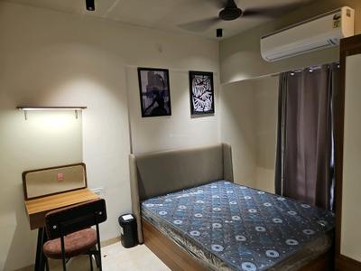 Bedroom Image of 650 Sq.ft 2 BHK Apartment / Flat for rent in Meru Codename BKC, Kurla West Mumbai for Rs. 160000