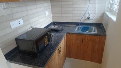 Kitchen Image of 450 Sq.ft 1 BHK Apartment / Flat for rent in Nagavara Bengaluru for Rs. 26000