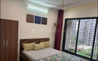 Bedroom Image of 1841 Sq.ft 3 BHK Apartment / Flat for rent in Avadh Carolina, Dumas Surat for Rs. 48000