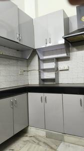 Kitchen Image of 400 Sq.ft 1 RK Builder Floor for rent in Swaraj Homes RWA Kalkaji DDA Flats L1 and L2, Kalkaji New Delhi for Rs. 23000