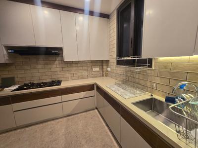Kitchen Image of 4300 Sq.ft 3 BHK Builder Floor for rent in Anand Niketan New Delhi for Rs. 645000