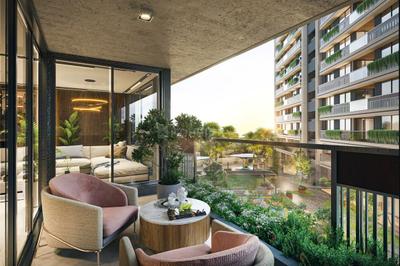 Balcony Image of 2394 Sq.ft 3 BHK Apartment / Flat for sale in Sargasan Gandhinagar for Rs. 11040000