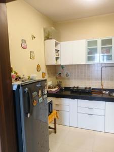 Kitchen Image of 700 Sq.ft 1 BHK Apartment / Flat for rent in Nyati Eternity, Mohammed Wadi Pune for Rs. 25000