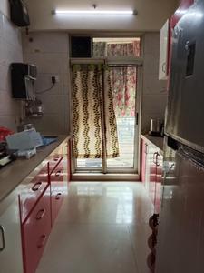 Kitchen Image of 980 Sq.ft 2 BHK Apartment / Flat for rent in Airoli Navi Mumbai for Rs. 50000