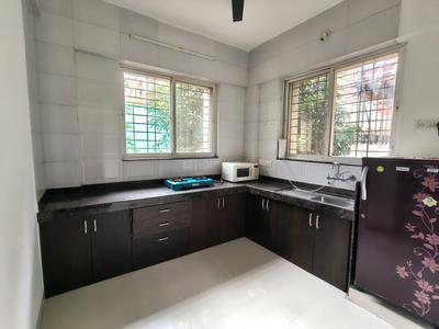 Kitchen Image of 550 Sq.ft 1 BHK Apartment / Flat for rent in Baner Pune for Rs. 28000