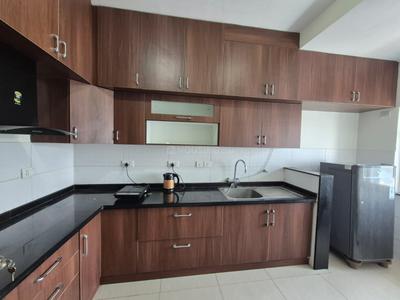 Kitchen Image of 1220 Sq.ft 2 BHK Apartment / Flat for rent in Prestige Parkview, Kadugodi Industrial Area Bengaluru for Rs. 52000