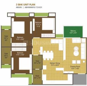 Image of 3146 Sq.ft 3 BHK Apartment / Flat for sale in Ratnanjali Hastinapur The Royal Legacy, Jodhpur, Ahmedabad for Rs. 28000000