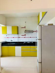 Kitchen Image of 1000 Sq.ft 2 BHK Apartment / Flat for rent in Magarpatta Trillium, Magarpatta City Pune for Rs. 41000