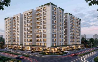Image of 1890 Sq.ft 3 BHK Apartment / Flat for sale in Satyenza The Auralis, Ognaj, Ahmedabad for Rs. 7350000