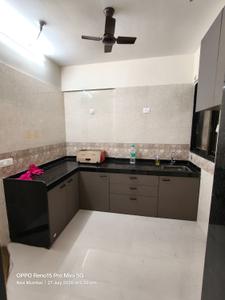 Kitchen Image of 1550 Sq.ft 3 BHK Apartment / Flat for rent in EV 10 Marina Bay, Vashi Navi Mumbai for Rs. 60000