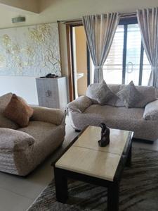 Hall Image of 1700 Sq.ft 3 BHK Apartment / Flat for rent in Ambuja Upohar The Condoville , Pancha Sayar Kolkata for Rs. 70000