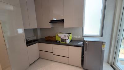 Kitchen Image of 550 Sq.ft 1 BHK Builder Floor for rent in Sector 57 Gurgaon for Rs. 39000