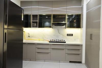 Kitchen Image of 1750 Sq.ft 3 BHK Apartment / Flat for sale in Elenza Greenfield, Shela Ahmedabad for Rs. 10000000