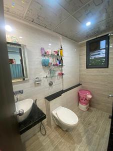 Bathroom Image of 800 Sq.ft 2 BHK Apartment / Flat for rent in Bramha Skycity, Dhanori Pune for Rs. 32000