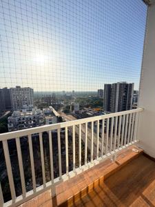 Balcony Image of 2100 Sq.ft 3 BHK Apartment / Flat for rent in Bhayli Vadodara for Rs. 50000