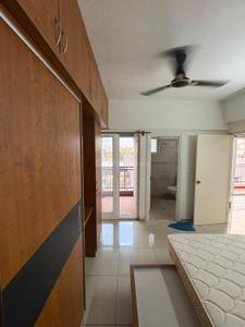 Bedroom Image of 1215 Sq.ft 3 BHK Apartment / Flat for rent in Zen Indraprastha by Pratham, Mahalakshmi Layout Bengaluru for Rs. 65000