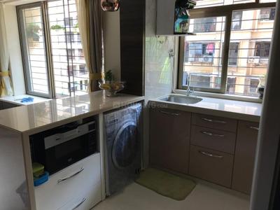 Kitchen Image of 750 Sq.ft 2 BHK Apartment / Flat for sale in Drushti Sai Pradnya, Chembur Mumbai for Rs. 16000000