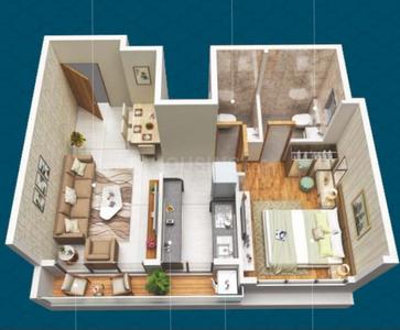 Image of 531 Sq.ft 1 BHK Apartment / Flat for sale in Shreeji Laxmi, Ghatkopar East, Mumbai for Rs. 10000000