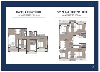Image of 490 Sq.ft 1 BHK Apartment / Flat for sale in Mehta Cornerstone, Kalyan West, Kalyan for Rs. 5200000