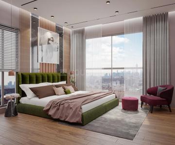 Bedroom Image of 2150 Sq.ft 4 BHK Apartment / Flat for sale in Shubh VEDA Tower E F G and Block 8, Akurdi Pune for Rs. 16000000