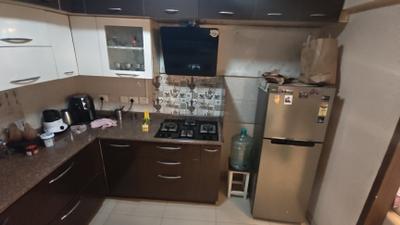 Kitchen Image of 1200 Sq.ft 2 BHK Apartment / Flat for rent in Mantri Glades, Kaikondrahalli Bengaluru for Rs. 65000
