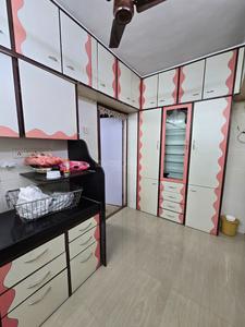 Kitchen Image of 525 Sq.ft 1 BHK Apartment / Flat for rent in Kandivali East Mumbai for Rs. 31000