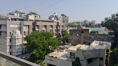 Balcony Image of 2160 Sq.ft 3 BHK Apartment / Flat for sale in Buddhdev Residency, Paldi Ahmedabad for Rs. 16500000