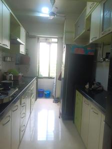 Kitchen Image of 920 Sq.ft 2 BHK Apartment / Flat for sale in Bhoomi Rock Enclave, Kandivali West Mumbai for Rs. 19400000