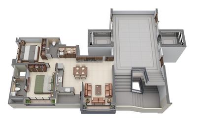 Image of 1644 Sq.ft 3 BHK Apartment / Flat for sale in Laxmi Nova, Sima Nagar, Surat for Rs. 6000000