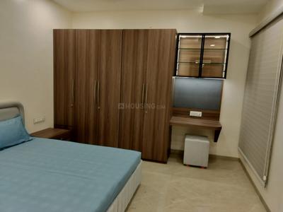 Bedroom Image of 3300 Sq.ft 4 BHK Villa for rent in ICG Golconda, Tigaria Badshah Indore for Rs. 50000