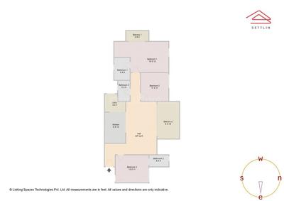 Image of 1785 Sq.ft 3 BHK Apartment / Flat for sale in Assetz Sora And Saki by Assetz Property Group, Gummanahalli, Bengaluru for Rs. 23200000